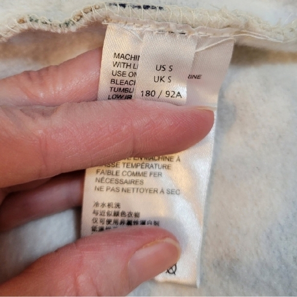 Urban Outfitters: Men's Small Paisley Print Kangaroo Pocket Pullover Hoodie - Picture 8 of 9